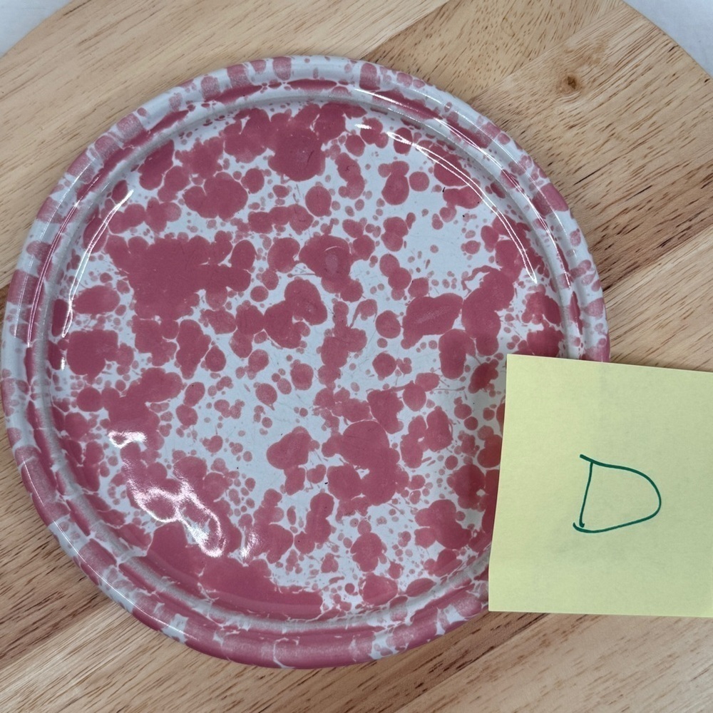 Bennington Potters Pink Agate Salad Plate 7.5 Inch - Picture 8 of 8